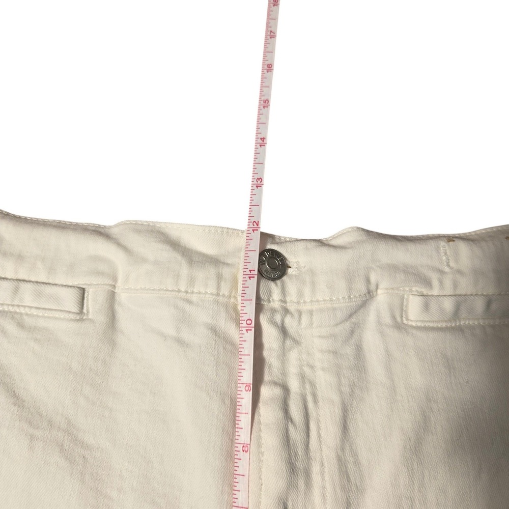 Madewell The Emmett Wide-Leg Crop Jean Welt Pocket Edition Tile White 32 Coastal - Picture 6 of 11
